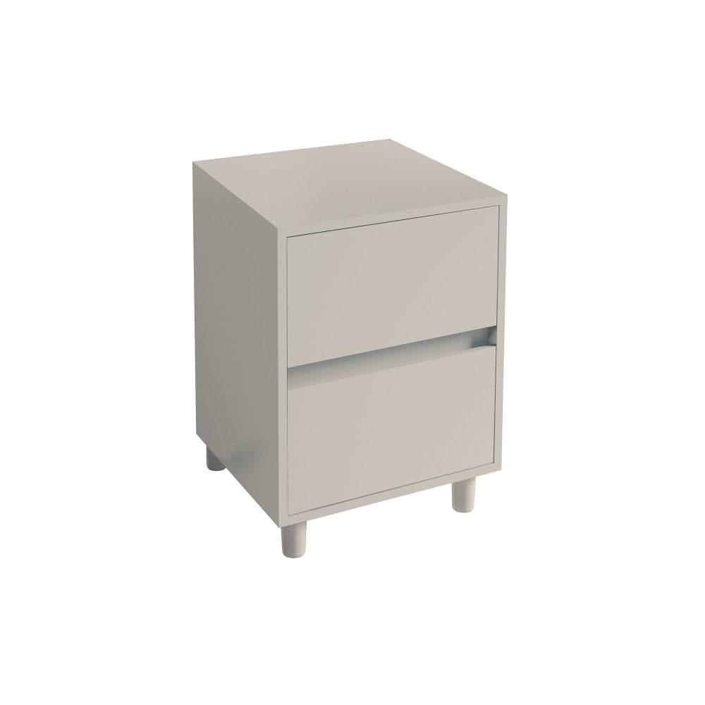 2 Drawer Soft Close Bedside Chest Of Drawers Table - Bedrooms Plus