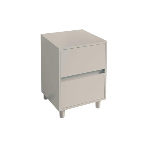 2 Drawer Soft Close Bedside Chest Of Drawers Table - Bedrooms Plus