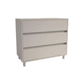 3 Drawer Soft Close Soft Close Bedside Chest Of Drawers Table - Bedrooms Plus