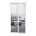Spacepro Shaker 2 Door sliding wardrobe Kit Mirror White frame (w)1753mm