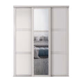 Spacepro Shaker 3 Door sliding wardrobe Kit Mirror Cashmere frame (w)2136mm