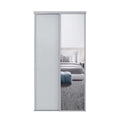 Spacepro Classic 2 Door sliding wardrobe Kit Dove Grey frame 1 x Panel 1 x Mirror (w)1793mm